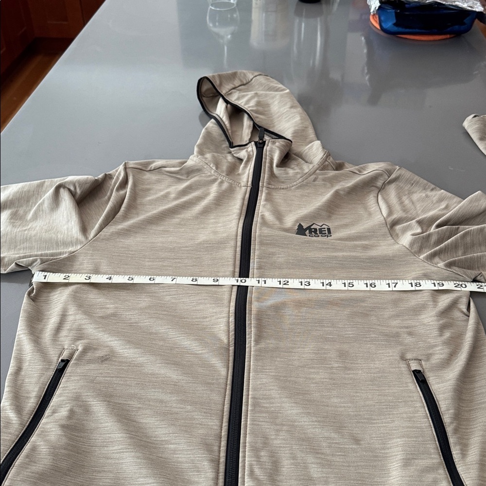 REI Lightweight Hoodie Jacket in Light Tan - Picture 14 of 16
